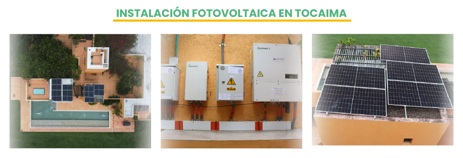 Instalación fotovoltaica en Tocaima