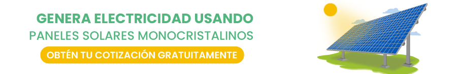 Pedir cotización paneles solares monocristalinos