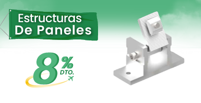 Estructuras de paneles hasta con 8% de descuento