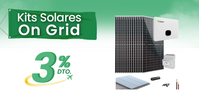 Kits Solares on grid hasta con 2% de descuento