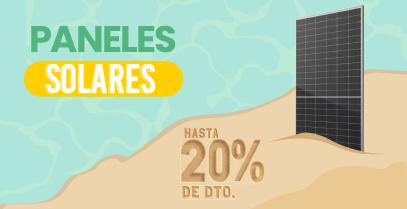 Paneles solares hasta con 20% de descuento