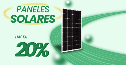Paneles Solares hasta con 20% de descuento.