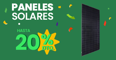 Paneles solares hasta con 20% de descuento