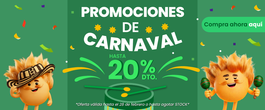 Promociones de carnaval, descuentos Promociones de carnaval, descuentos