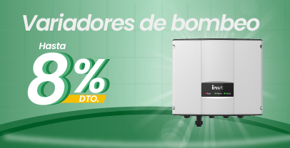 Variadores de bombeo hasta con 8% de descuento