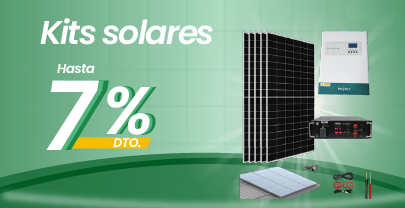 Kits solares hasta con 7% de descuento