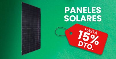 Paneles Solares hasta con 15% de descuento.