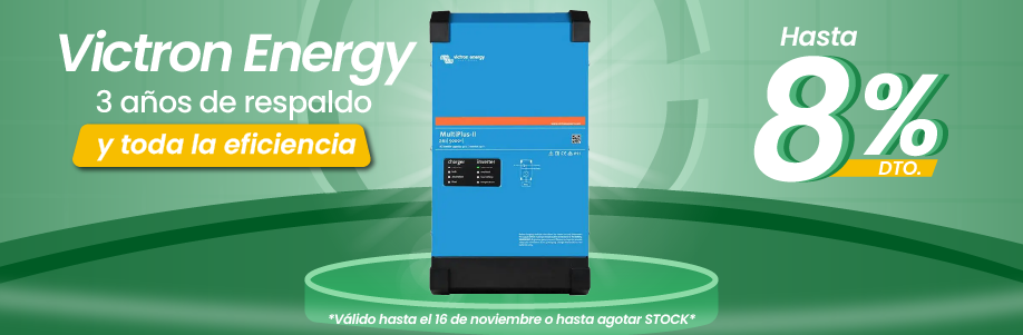 Victron Energy, 3 años de respaldo 