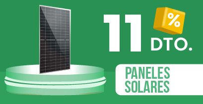 Paneles solares hasta con un 11% de descuento